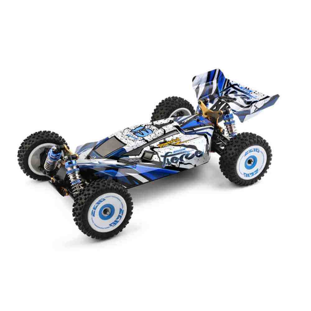 WLTOYS New Upgraded 4300KV Motor 1/12 2.4G 4WD 75km/h Brushless Metal Chassis RC Car RTR - Two Batteries