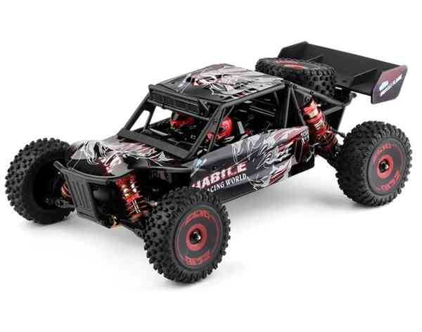 WLTOYS 1/12 4WD 2.4G RC Buggy Brushless Desert Truck Off-Road Vehicle Models High Speed 75km/h Metal Chassis