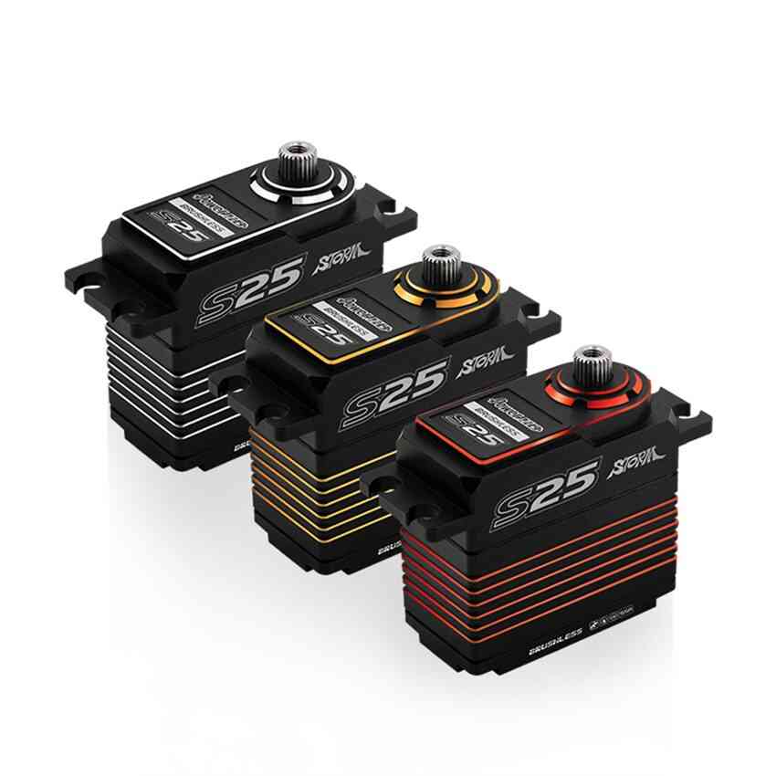 POWER HD STORM S25 Brushless Premium Titaniun & Stell Gear Digital Servo