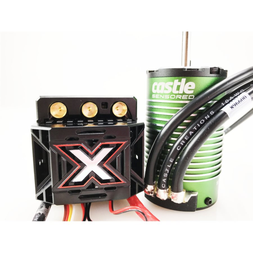 Castle Creations Monster X 25.2V ESC,8A Peak BEC w / 1515-2200KV Sensored Motor