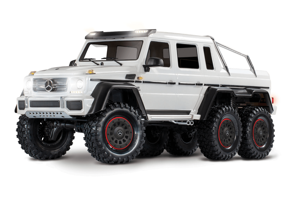 TRX-6 Scale and Trail Crawler with Mercedes-Benz G 63 AMG Body 6X6 Electric Trail Truck with TQi Traxxas Link 2.4GHz Radio System, TRAXXAS, RC, RC CAR, CRAWLER