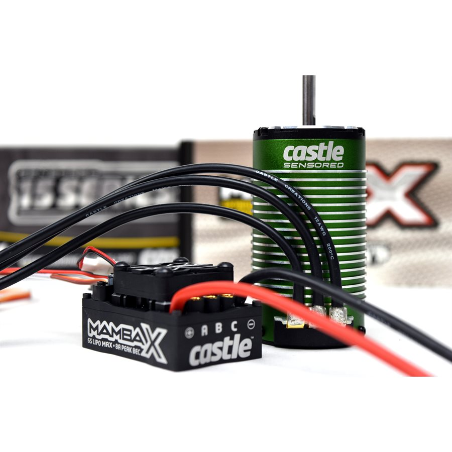 Castle Creations Mamba X ESC w / 1515-2200KV Sensored 1:8 E-BUGGY Editions