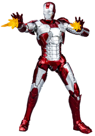 Fondjoy Plastic Model Kits: Infinity Saga - Iron Man, Mecha Musume Style 1:12 Scale Miniature Collectible Action Figures MK5