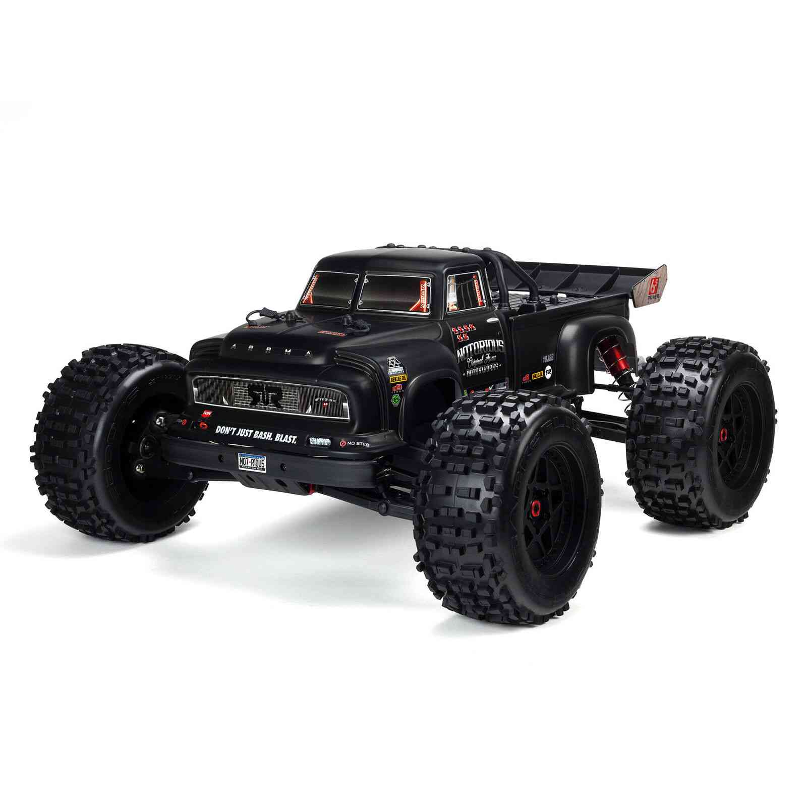 ARRMA 1/8 NOTORIOUS 6S V5 4WD BLX STUNT RC TRUCK WITH SPEKTRUM FIRMA RTR