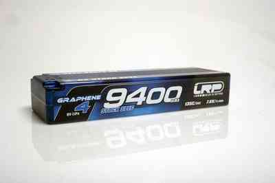 LRP HV STOCK SPEC GRAPHENE-4 9400MAH HARDCASE BATTERY - 7.6V LIPO - 135C/65C - 336G