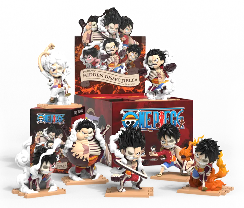 Mighty Jaxx Freeny's Hidden Dissectibles: One Piece (Luffy’s Gears Edition)